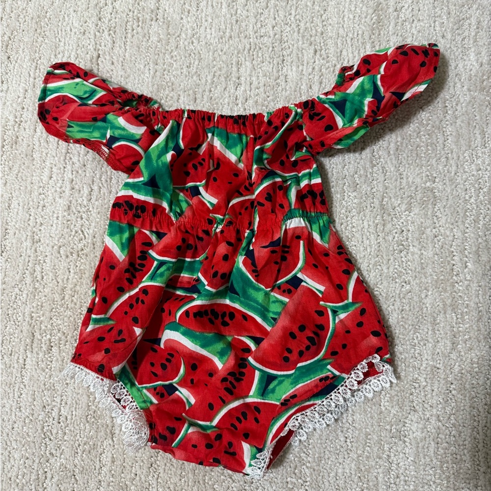 Watermelon Print baby Romper